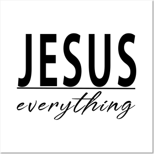 Jesus Over Everything Cool Motivational Christian Posters and Art